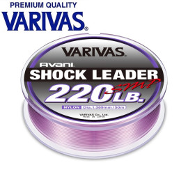 Шок-лидер Varivas Avani Shock Leader SMP Nylon размотка 50м прозрачно-фиолетовый